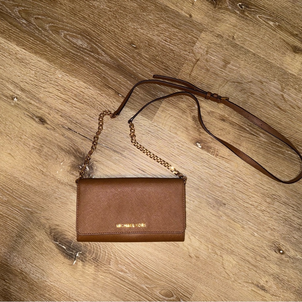 Brown Michael Kors crossbody bag
